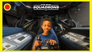 🔥🔥 Star Wars Squadrons Thrustmaster Hotas 4 Flight Stick Single Player Gameplay PS4 [upl. by Allie]