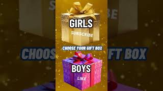 Choose your Gift Box 🎁 gift chooseonebox giftbox choosebox viralvideo viralvideo [upl. by Renick]