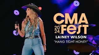 Lainey Wilson – “Hang Tight Honey”  CMA Fest 2024 [upl. by Nnalorac]