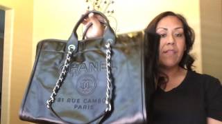 Chanel Deauville Review All Leather Large Tote [upl. by Airotnahs]