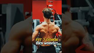 I tried the FST 7 back workout 🤝 bernardorebeil fitness gym [upl. by Jack]