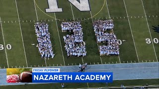 Friday Flyover Nazareth Academy formation [upl. by Ennoid]