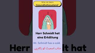 Diseases and Symptoms Krankheiten und Symptome Wie ist dein Gesundheitszustand German Phrases [upl. by Sarajane648]