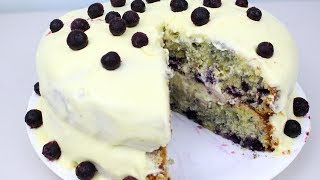 Blueberry amp Lemon Cake [upl. by Onirotciv]