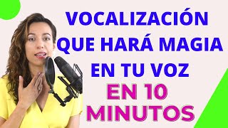 5 MINUTOS DE VOCALIZACIÓN  LIMPIA TU VOZ ANTES DE CANTAR  EJERCICIOS DE CALENTAMIENTO VOCAL [upl. by Jemena]