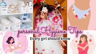 Personal Hygiene Tips🧽🌸Every girls should know🌷 [upl. by Schnurr959]