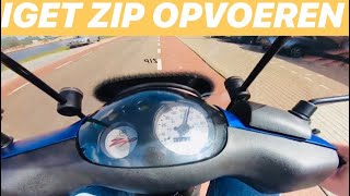 ZO VOER JE EEN ZIP IGET SCOOTER OP [upl. by Ihab]