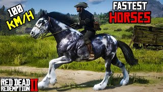 5 Fastest Horses You Must Buy  LocationRankings  RDR2 [upl. by Reinke]