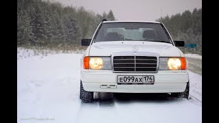 Холодный запуск Мерседес w 124 25 дизель зимой Diesel cold start Mercedes w 124 winter [upl. by Vassily]