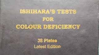 ISHIHARAS TESTS FOR COLOUR DEFICIENCY  38 Plates  Latest Edition ishihara sscgdmedical colour [upl. by Eneleuqcaj752]