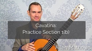 Play Stanley Myers  Cavatina Practice Section 1b [upl. by Urbannal]