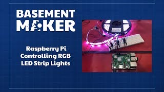 Raspberry Pi  Controlling RGB LED Strip Lights 12v [upl. by Naginarb221]