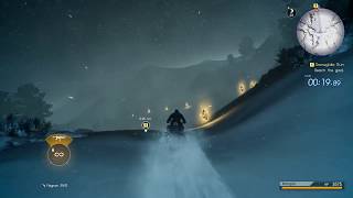 Final Fantasy XV Snowglide Run Time Trial course [upl. by Temple714]