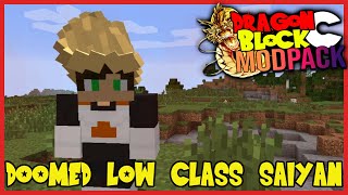 LOW CLASS SAIYAN NEVER STOOD A CHANCE Minecraft Dragon Block C Mod [upl. by Nivert]