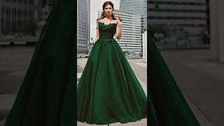 green prom dress ideas💚 [upl. by Zephan]