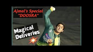 Saeed Ajmal best bowling doosra  wickets compilation  YouTube [upl. by Einahets]