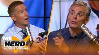 Joel Klatt and Colin Cowherd dislike an eightteam College Football Playoff format  CFB  THE HERD [upl. by Yenohtna]