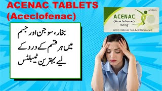 Aceclofenac 100 mg tablet uses  Aceclofenac side effects  acenac 100 mg tablet uses [upl. by Balduin]