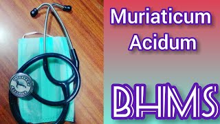 Muriaticum Acidum  Homoeopathic medicine [upl. by Affra776]