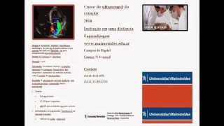 CURSO A DISTANCIA DE ECOCARDIOGRAFIA [upl. by Aknaib507]