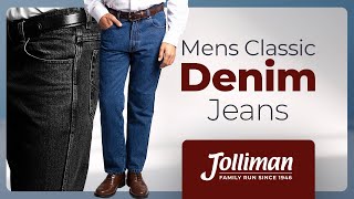 Mens Classic Denim Jeans  Jolliman  JA86 [upl. by Friday276]