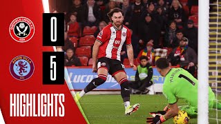 Sheffield United 05 Aston Villa Premier League highlights [upl. by Aryan]