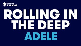 Adele  Rolling In The Deep Karaoke with Lyrics [upl. by Amorette]