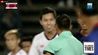 AFF U22 LG Cup 2019U22 Cambodia Vs U22 Thailand Semi Final [upl. by Broucek]