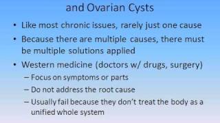 Ovarian Cysts  How to Cure Them Naturally [upl. by Patsy]