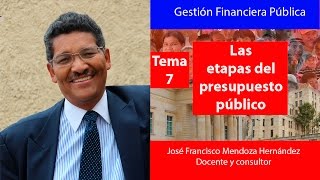 GESTION FINANCIERA PUBLICA TEMA 7 LAS ETAPAS DEL PRESUPUESTO PUBLICO [upl. by Urbana]