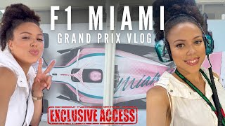 my FORMULA 1 MIAMI Grand Prix VIP experience in the PADDOCK CLUB  VLOG [upl. by Allebram]