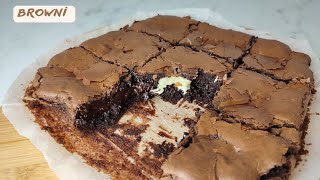 BROWNİ TARİFİ 😍❗HEM ÇOK KOLAY HEM DE ÇOK LEZZETLİ BİR TARİF ÇİKOLATAYA DOYACAKSINIZ 😋🤩🍫 [upl. by Attennot301]