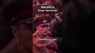 Metallica  Enter Sandman Live Moscow 1991 [upl. by Nylauqcaj]