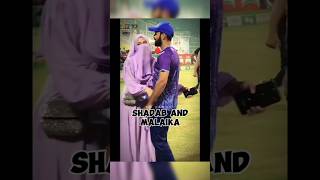 Shadab Hug x Malaika 🥰  cricket youtubeshorts viralshort [upl. by Ger]