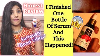 Good Vibes Rose Hip Radiant Glow Face Serum  Honest Review  Must Watch Before Buying  Samiksha K [upl. by Ynohtnael]