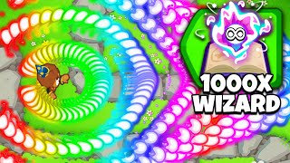 INFINITE Projectile Wizard is absolutely BROKEN in Bloons TD 6 [upl. by Maer]