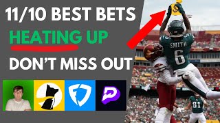 HEATING UP🔥1110 SUNDAY NFL BEST BETS  FREE NFL PLAYER PROPS AND PLAYS [upl. by Nel]