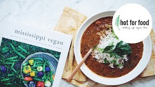 How To Make A Classic Gumbo The Mississippi Vegan cookbook  hot for food test kitchen [upl. by Angelle204]