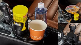 Adjustable Car Cup Holder 2020  Space SavingTurn 1 to 2 [upl. by Lindner528]