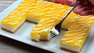 If you have Lemon Make this Dessert in 10 Minutes NoBake No Gelatin Easy and Delicious [upl. by Riancho]