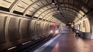 WMATA Metrorail Breda 2000 Series on the Red Line [upl. by Odnumde377]