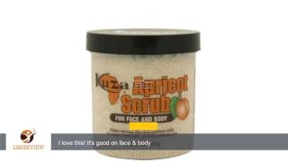 Kuza Apricot Scrub for Face and Body 15oz  ReviewTest [upl. by Saixela]