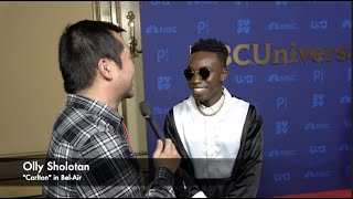 Olly Sholotan Talks About BelAir  TCA Red Carpet [upl. by Stanwood516]