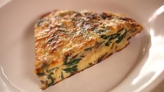 Spinach Mushroom Frittata [upl. by Stalk50]