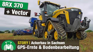 Agrarbetrieb SaatGut Plaußig Teil 2 John Deere 8RX  Köckerling Vector  LU Stotz  Jaguar 980 [upl. by Milurd948]