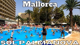 Mallorca SOL PALMANOVA Hotel Full Tour Majorca Palma Nova [upl. by Sharai]