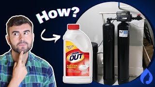 How To Remove Rust Stains From Water Softener Iron Out Tutorial [upl. by Roban]