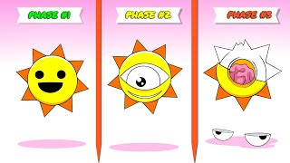 Sprunki All Phases in incredibox MR SUN Phase 2 VS Phase 3 VS Phase 4 VS Phase 5 VS Phase 6 VS Phase [upl. by Ileane]