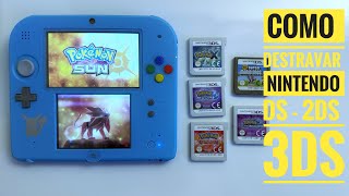 COMO DESTRAVAR NINTENDO 2DS3DS destrava pokemon nintendo [upl. by Lotz]