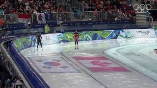 Mens 500M Speed Skating Highlights  Vancouver 2010 Winter Olympic Games [upl. by Semele]